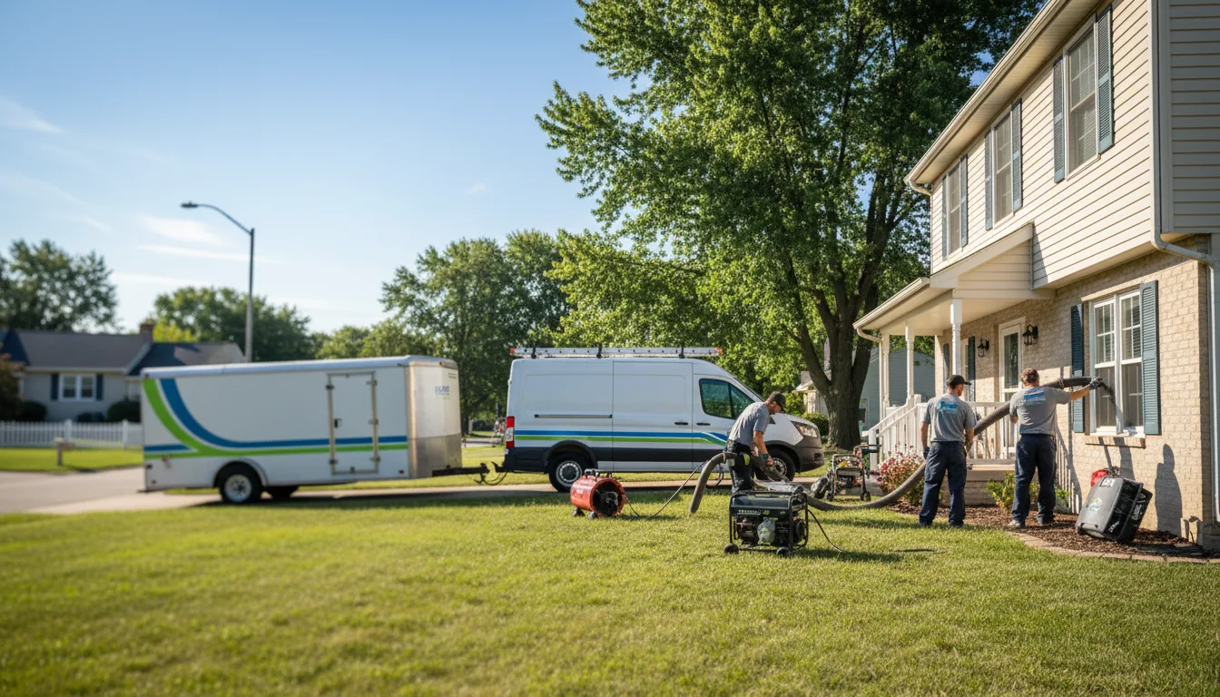 Flooded Basement Restoration And Cleanup With Repair in Norris, IL near me